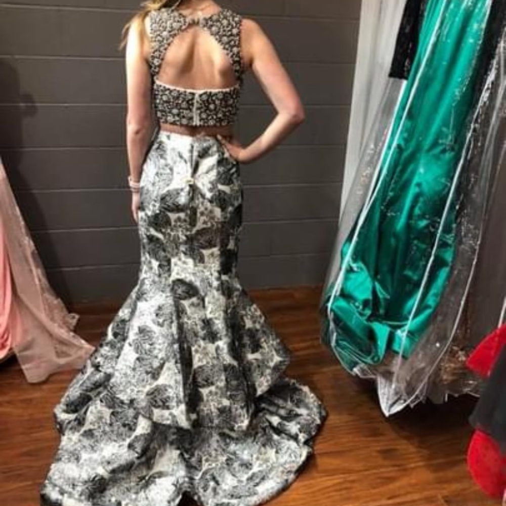 size 2 
Brand- Terani couture 
paid $600